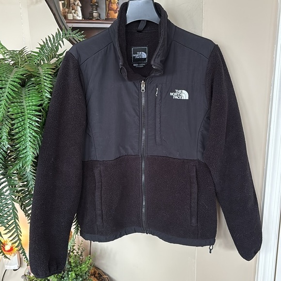 The North Face Black Fleece Zippered Jacket Retro Denali Embroidered Midweight - Picture 15 of 15